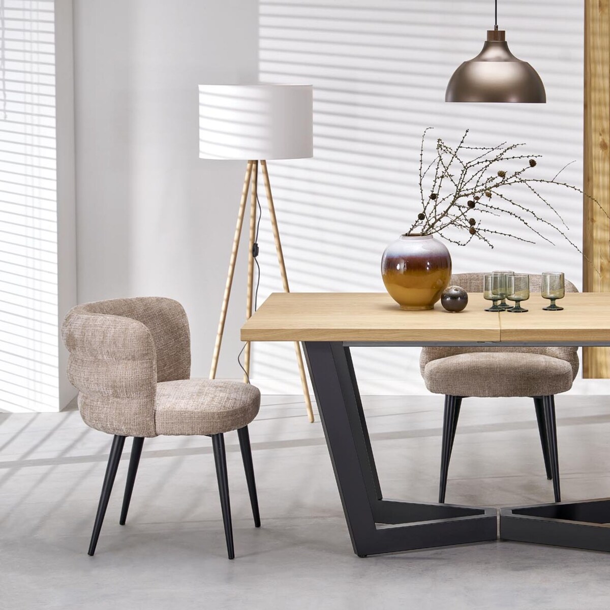 Lampa wisząca TK Lighting CAP BROWN 6926 brązowa E27 34 cm, regulowana wysokość do 170 cm