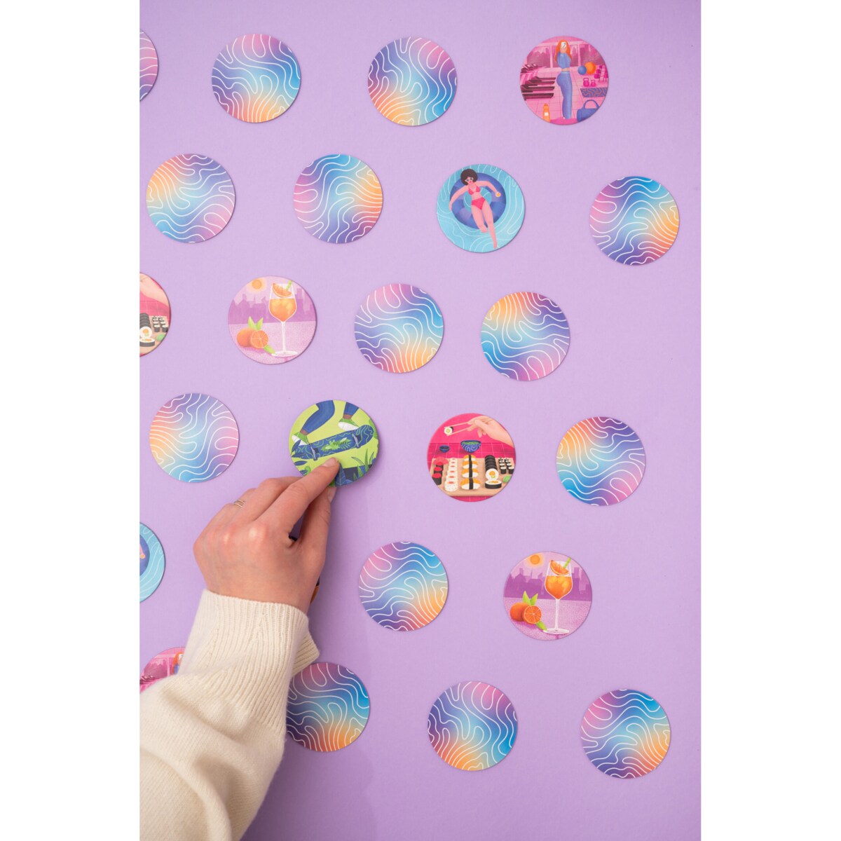 Karty MunoMemory "Lifestyle Edition" by Małgorzata Zych w ozdobnej tubie