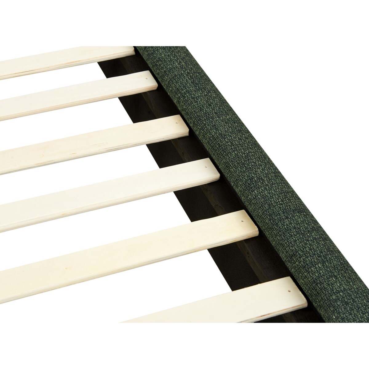 Łóżko VINAY 160 x 200 cm Ciemnozielony