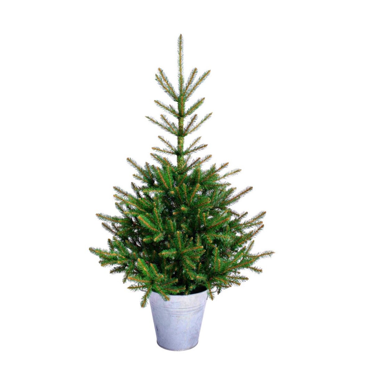 Dekoracja - choinka w metalowej osłonce 155x97 cm SECCHIA