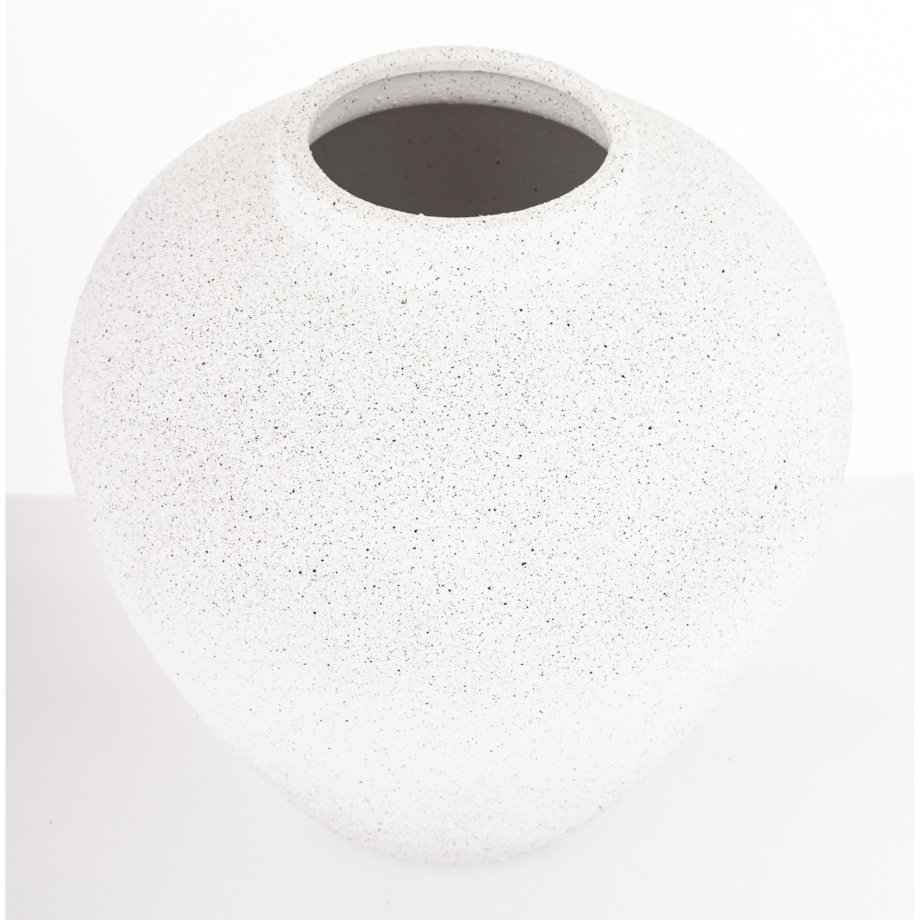 Wazon ceramiczny 26x21x21 cm FLORIDA biały