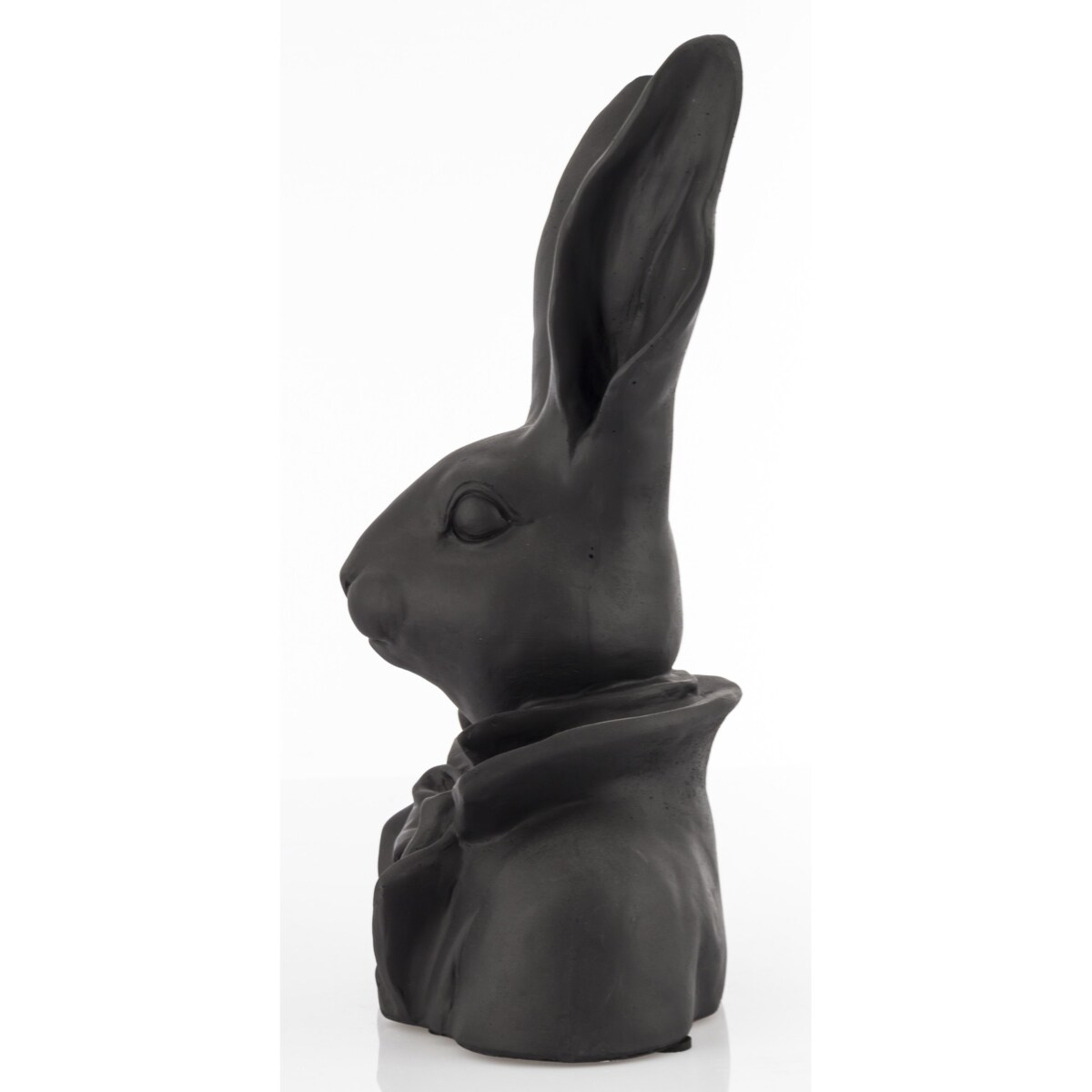 Figurka -popiersie królika 35x20x13 cm TORACE czarny