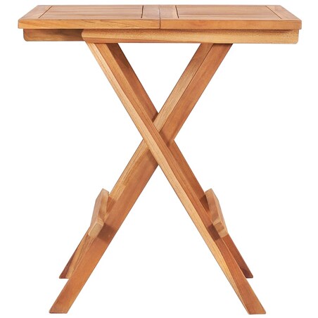 vidaXL Składany stolik bistro, 60x60x65 cm, lite drewno tekowe