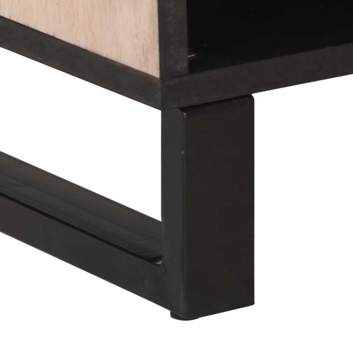 vidaXL Szafka, 80x34x75 cm, lite drewno mango