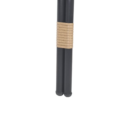 Ławka ogrodowa z poduchą PRATELLO 122 cm Technorattan Naturalny