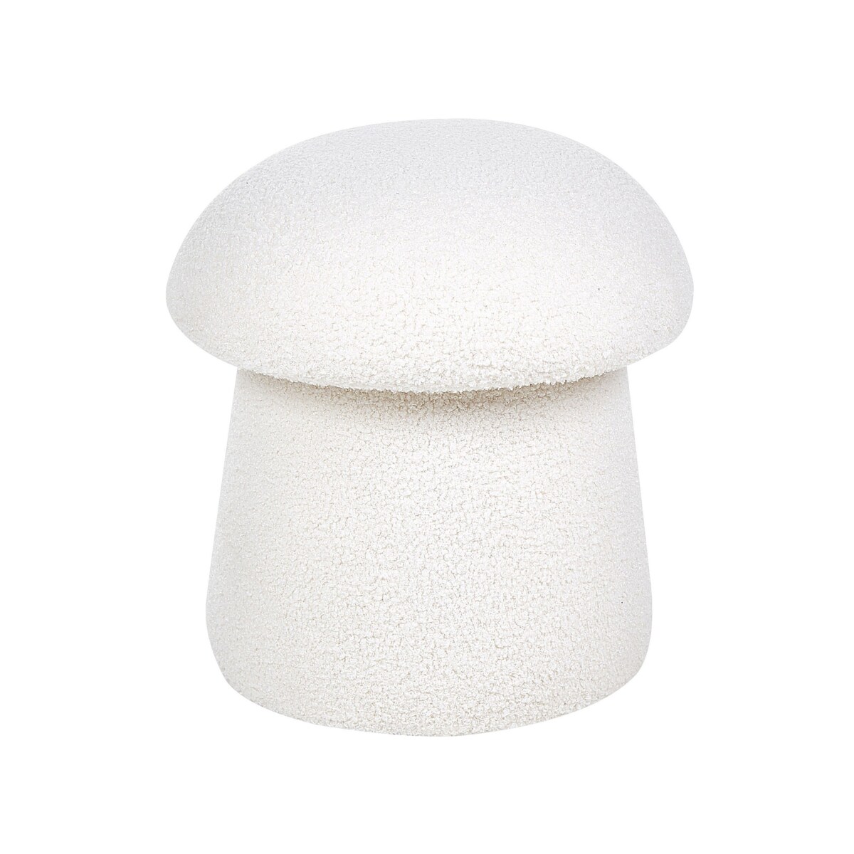 Puf boucle 45 cm biały TIOGA