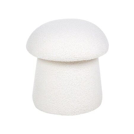 Puf boucle 45 cm biały TIOGA