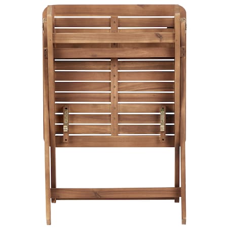 Stolik ogrodowy PARAGGI 60 cm 60 cm Certyfikowane drewno akacjowe Brązowy