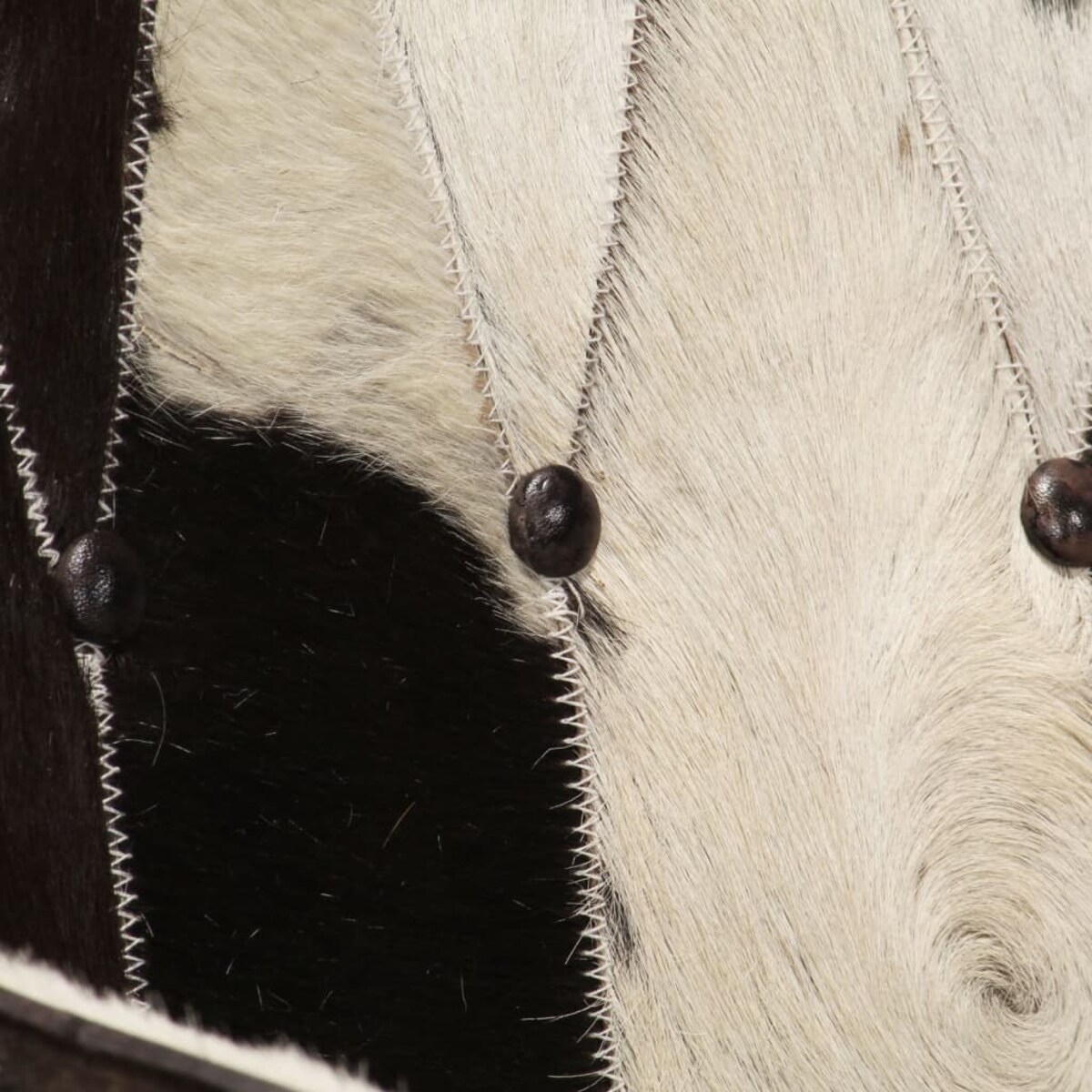 vidaXL Fotel z podnóżkiem, czarny, obity prawdziwą skórą