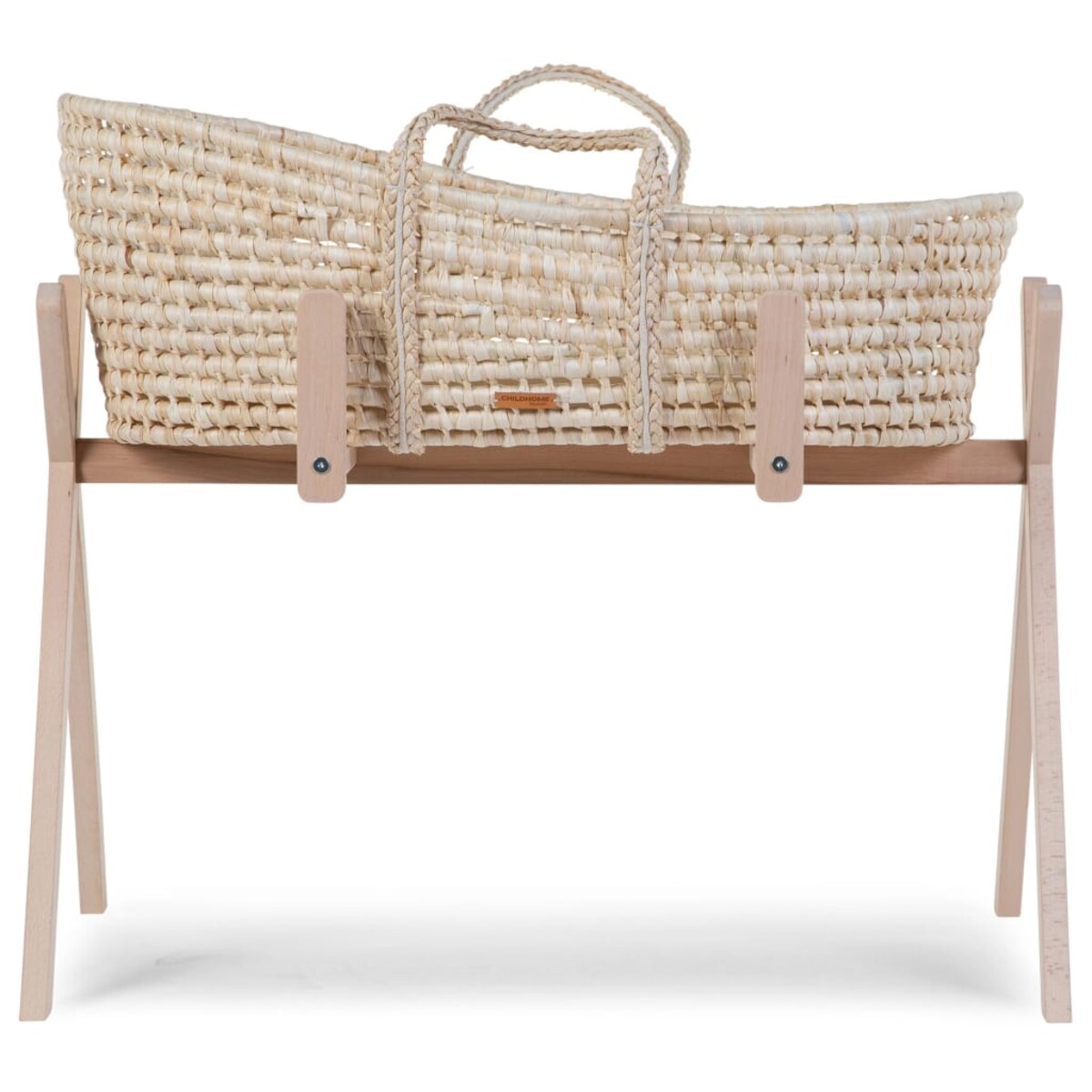 CHILDHOME Stojak pod kosz Mojżesza w stylu tipi Play & Gym, naturalny