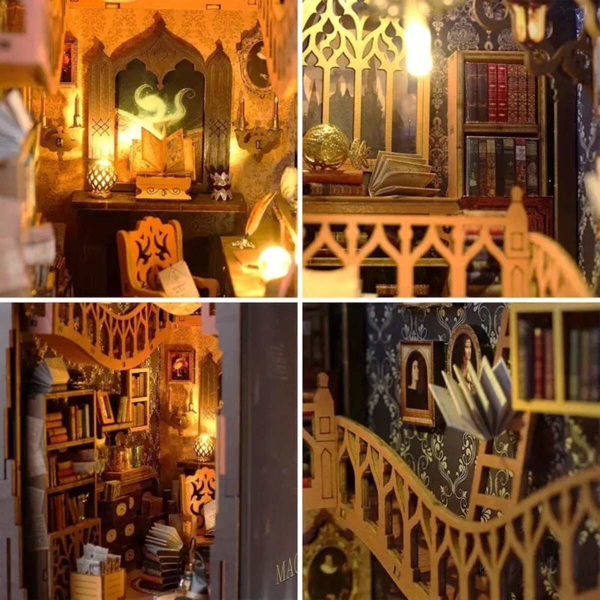 Miniaturowy domek Book Nook - Świat czarodziejów