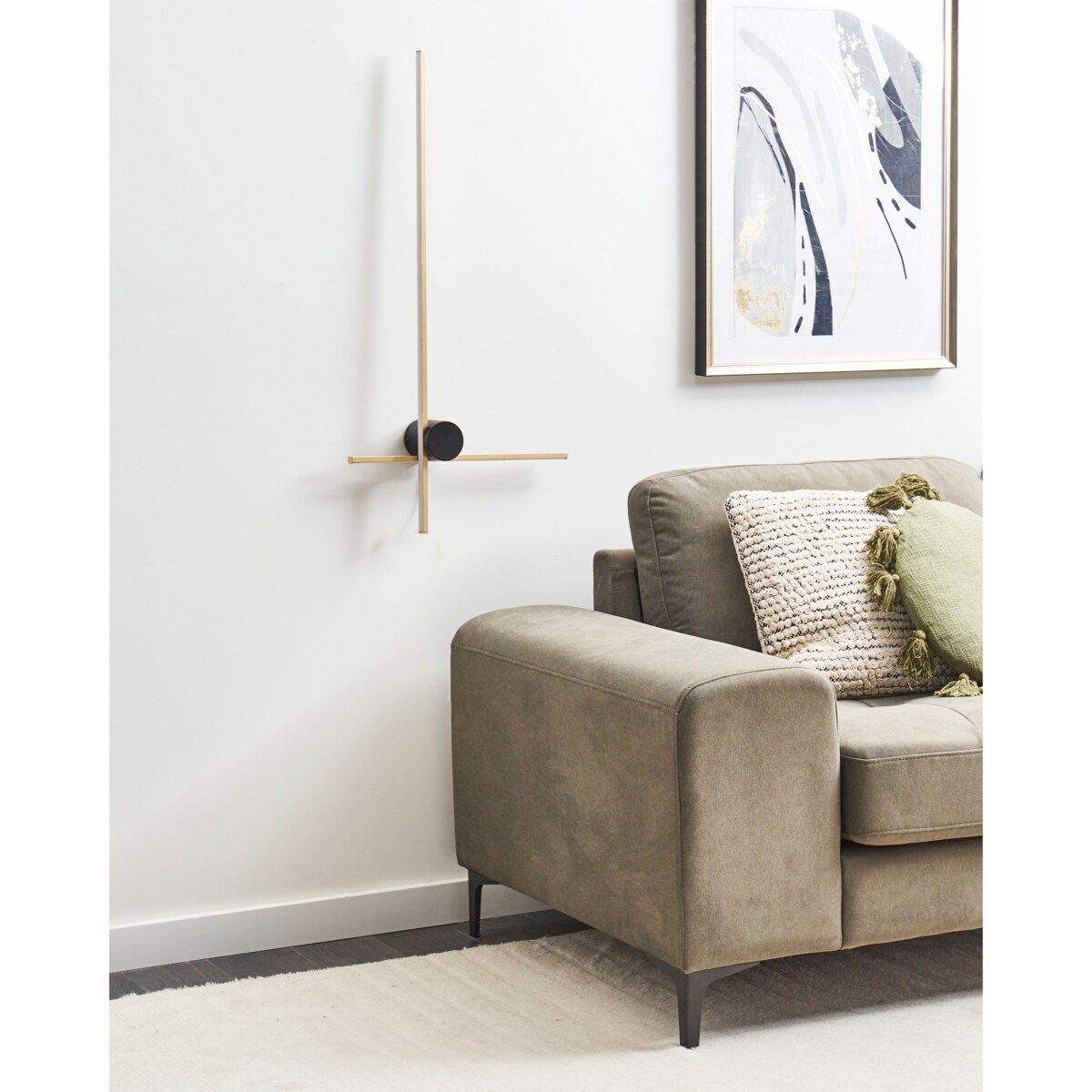 Lampa ścienna LED NUEVO Metal Złoty