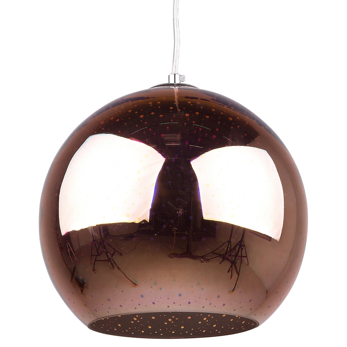 Lampa wisząca SESSERA Szkło Miedziany