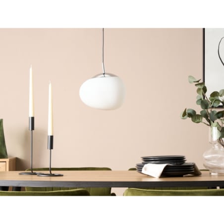 Lampa wisząca szklana biała LIFFEL