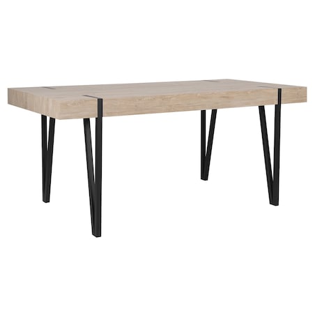 Stół do jadalni ADENA Jasnobrązowy 150 cm 90 cm