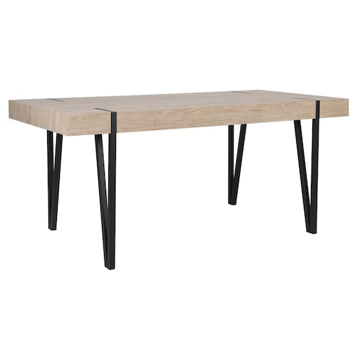 Stół do jadalni ADENA Jasnobrązowy 150 cm 90 cm