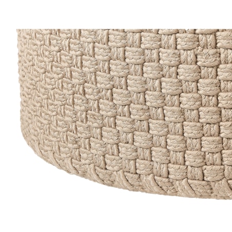 Puf ogrodowy 70 cm beżowy MITHI