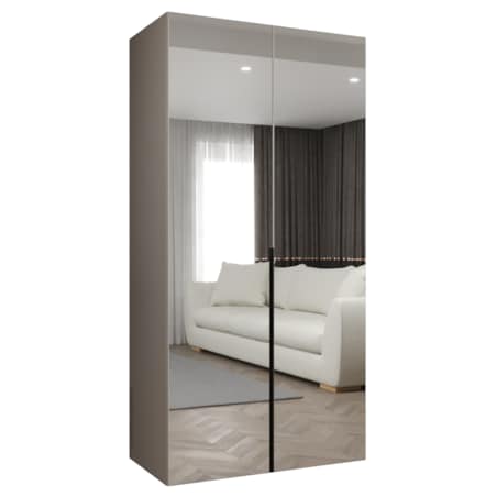 Szafa uchylna otwierana ALICANTE 3 100 wys. 202 cm Kaszmir + u. Czarny