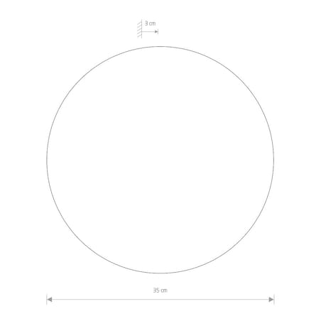 Lampa ścienna 7636 RING LED L Czarny Nowodvorski