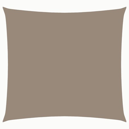 vidaXL Żagiel ogrodowy, tkanina Oxford, kwadratowy, 7x7 m, taupe