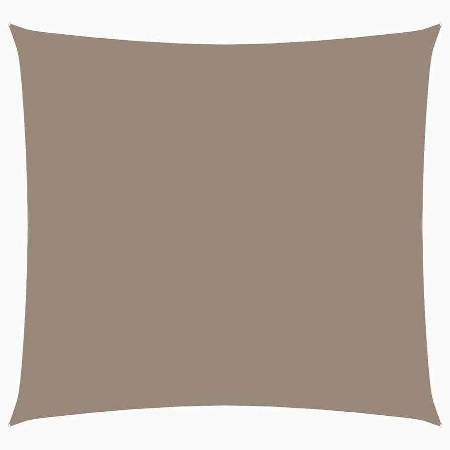 vidaXL Żagiel ogrodowy, tkanina Oxford, kwadratowy, 7x7 m, taupe