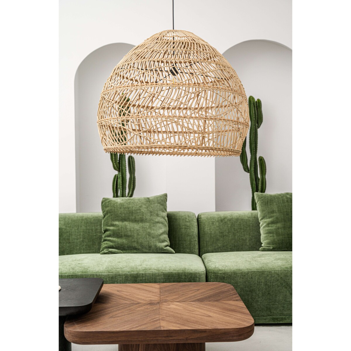 Lampa wisząca Cezar XL naturalna Monnarita
