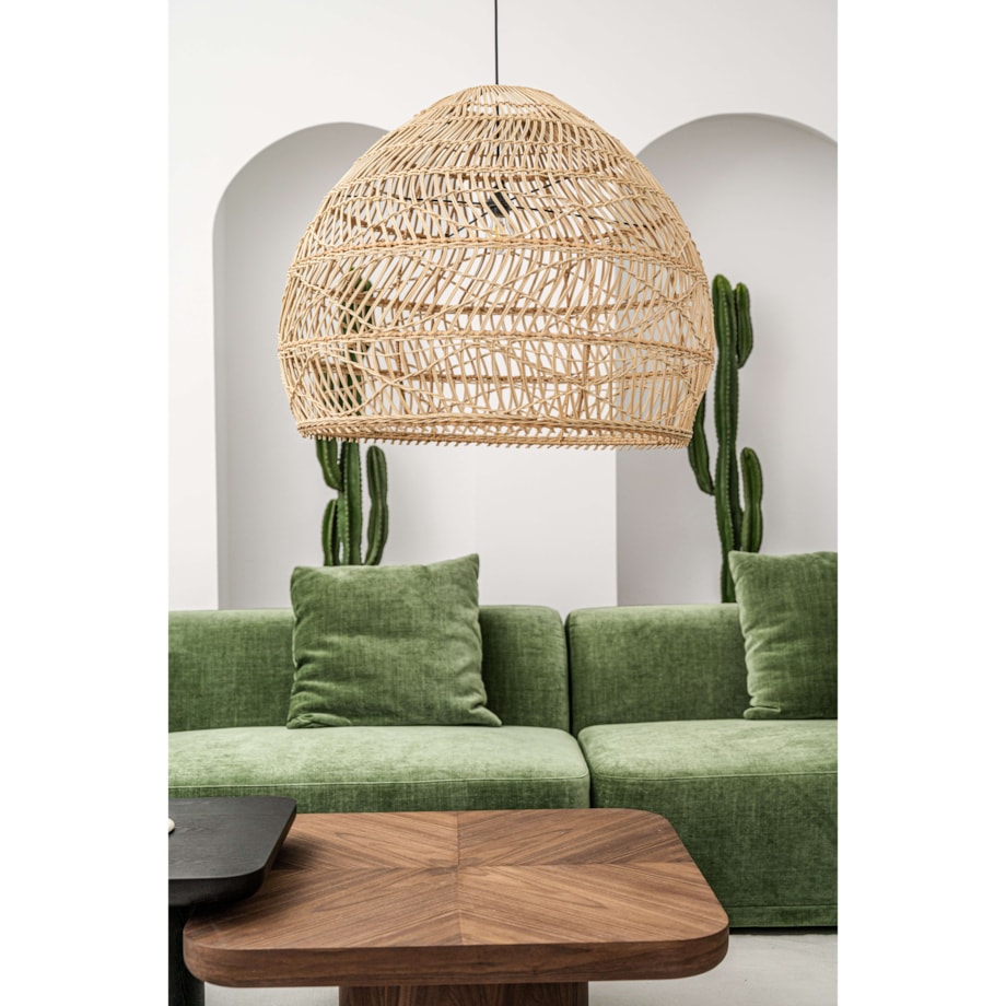 Lampa wisząca Cezar XL naturalna Monnarita