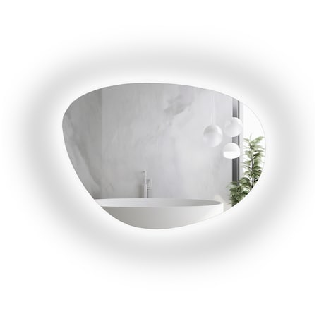 Lustro o nieregularnym kształcie z podświetleniem - AGAT LED