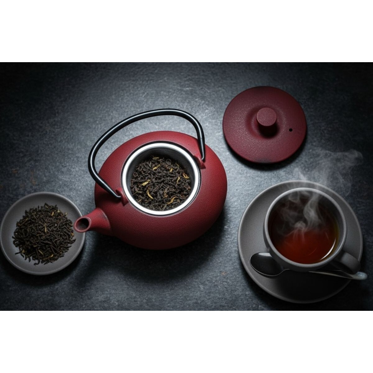 Czajnik żeliwny z zaparzaczem NOMI, 800 ml