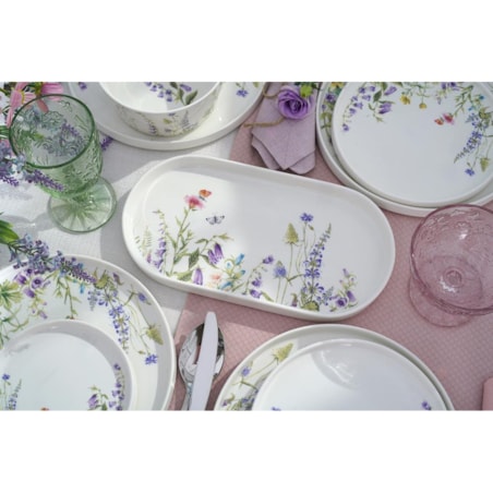 VILLA ITALIA Półmisek owalny porcelanowy 30 cm VIOLA