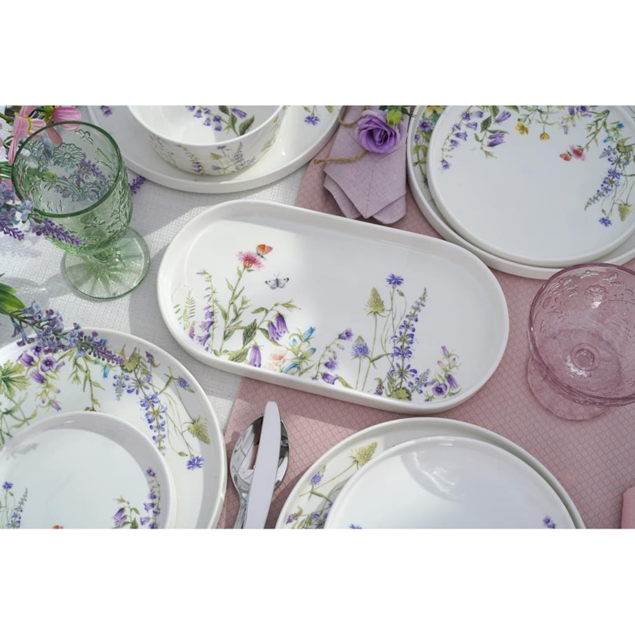 VILLA ITALIA Półmisek owalny porcelanowy 30 cm VIOLA