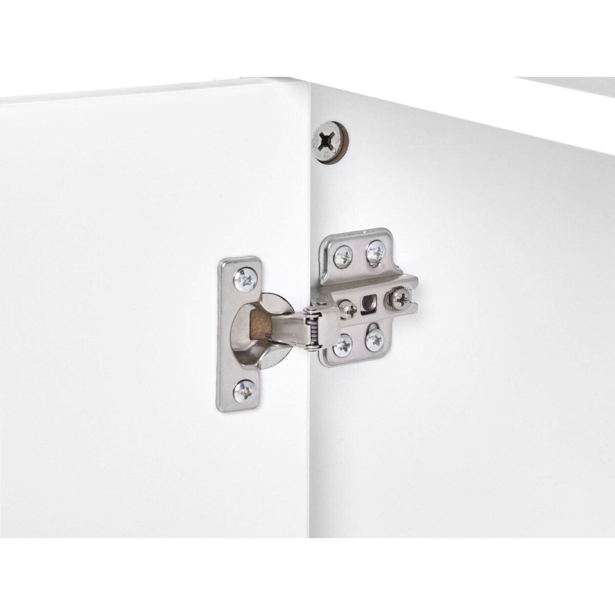 Szafka pod umywalkę jasne drewno z białym NUBES