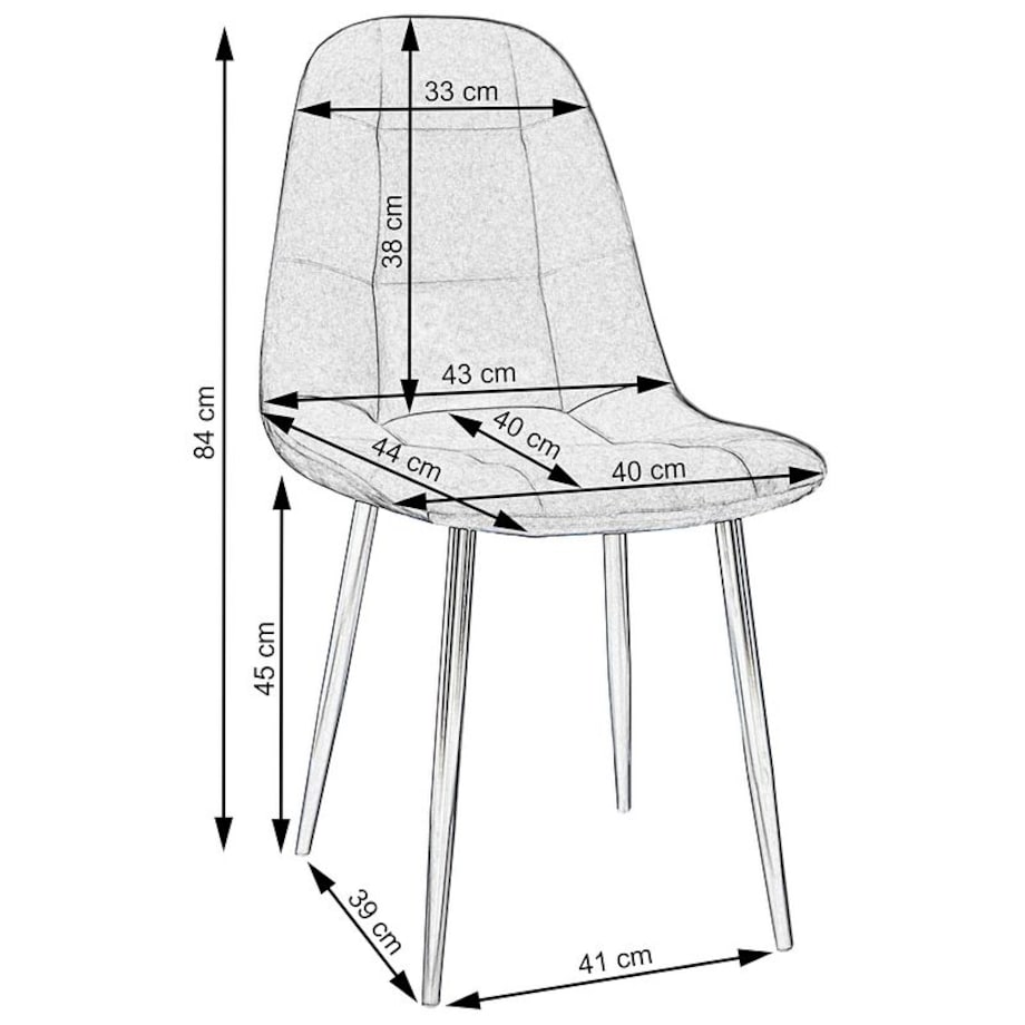 Krzesło tapicerowane welurowe różowe nowoczesne do salonu
