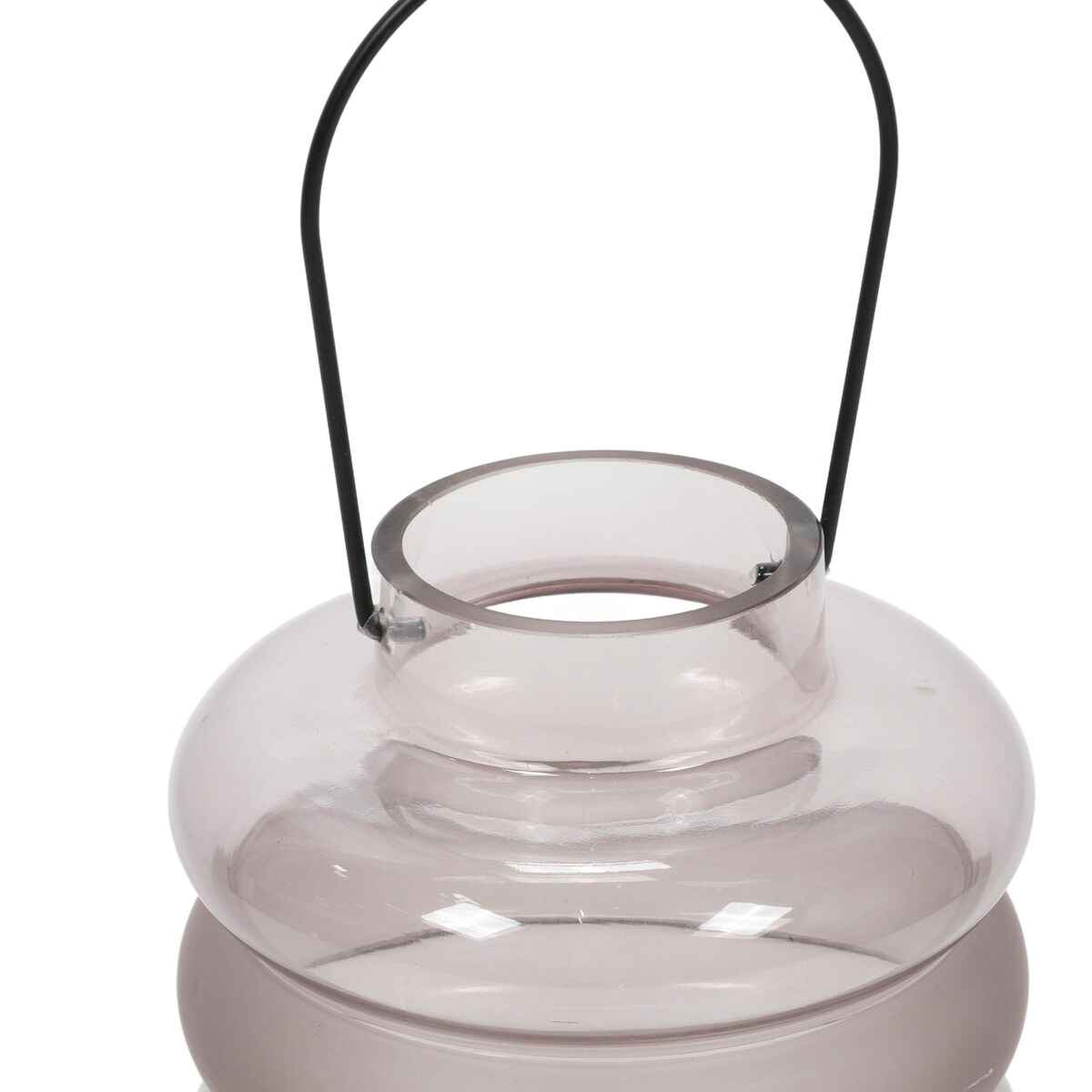 Szklany lampion na świeczkę, 20 cm