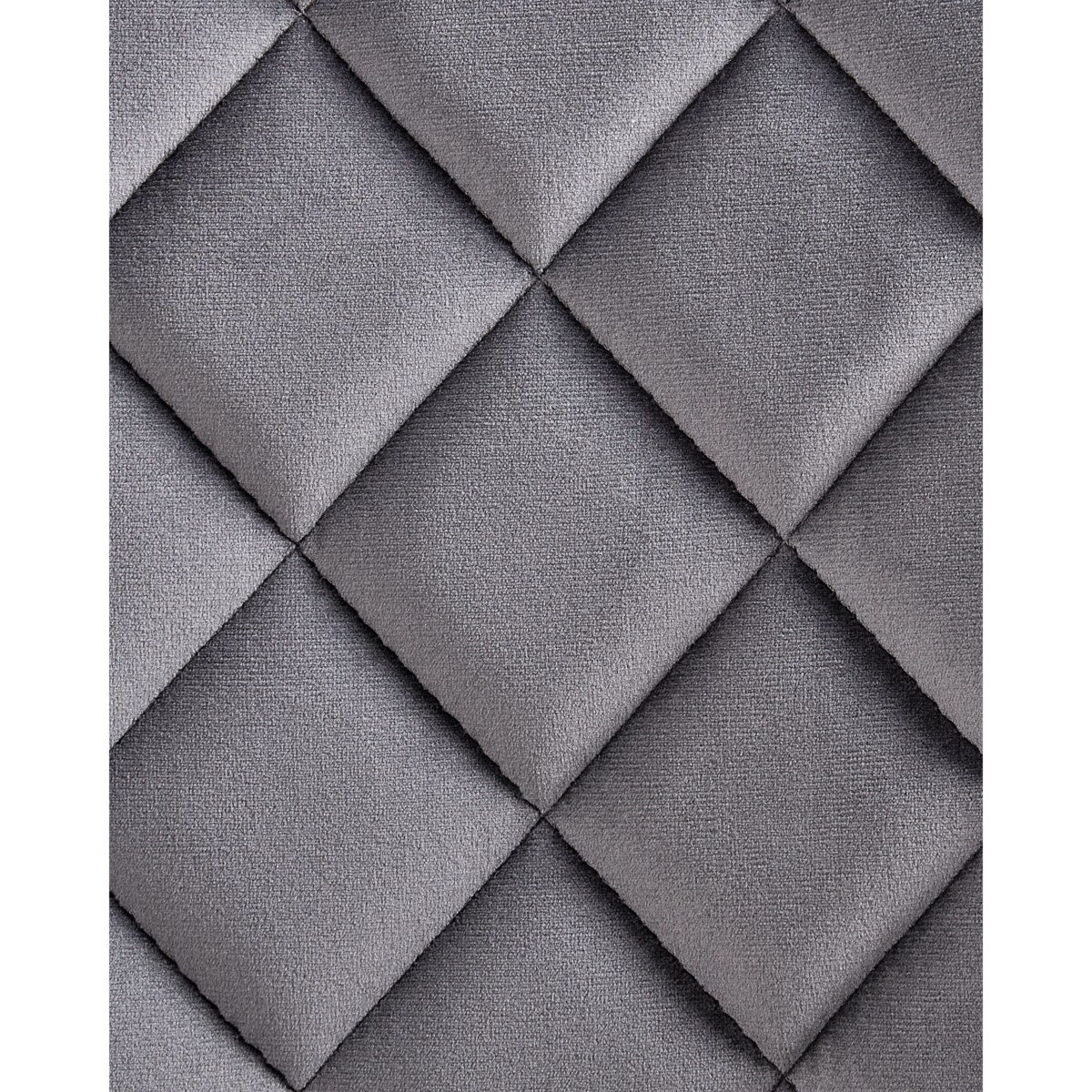 Zestaw 2 krzeseł do jadalni welurowy szary MARIBEL