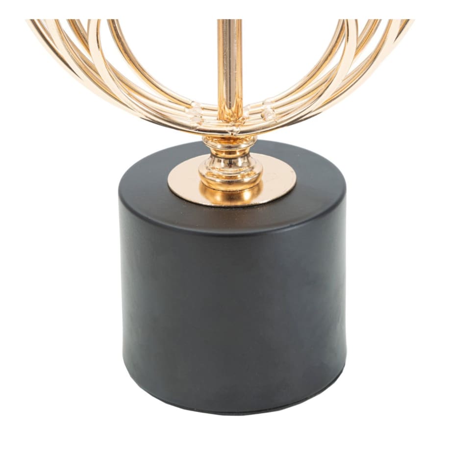 Lampa stołowa ze złotym zdobieniem 58,5x20x20 cm COLICA