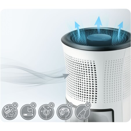 Osuszacz powietrza pochłaniacz wilgoci cichy 34db led 352700 Berdsen