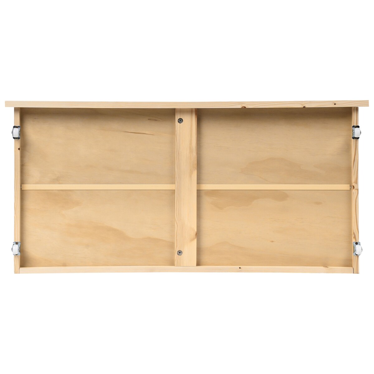 Zestaw 2 szuflad pod łóżko Drewno sosnowe CRONAT Jasne drewno