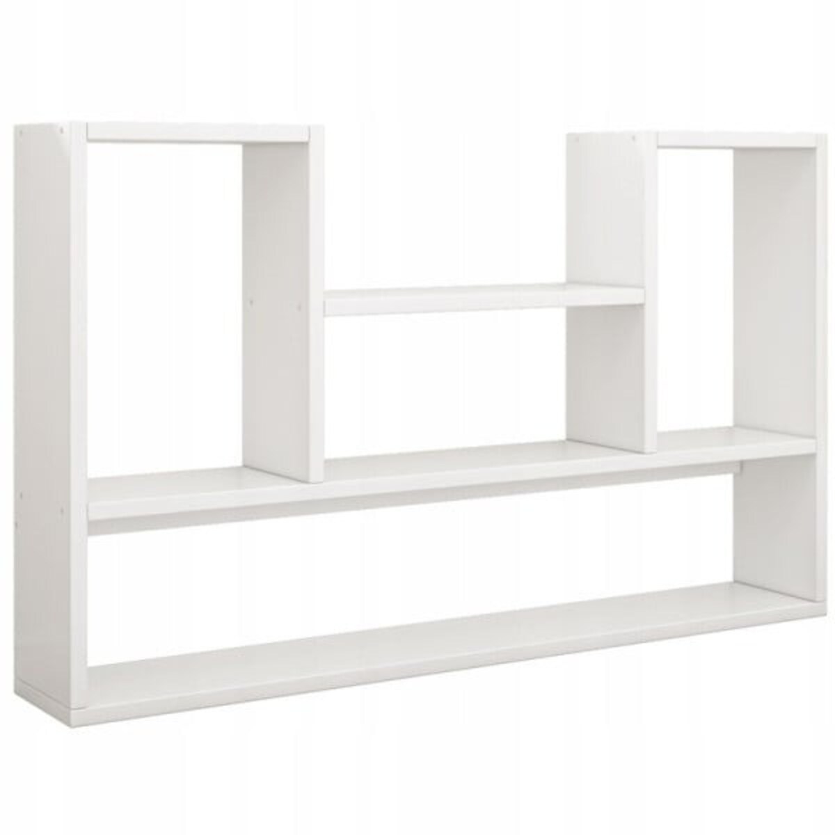 Półka biała regał nowoczesny loft na książki otwarty salonu 100 cm