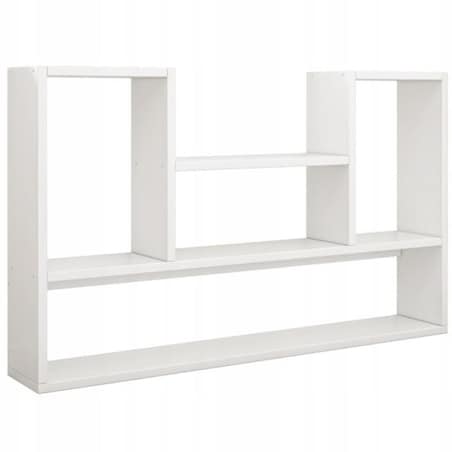 Półka biała regał nowoczesny loft na książki otwarty salonu 100 cm