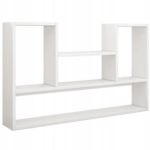 Półka biała regał nowoczesny loft na książki otwarty salonu 100 cm