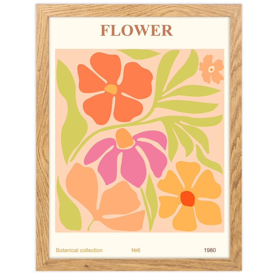 Ramka na zdjęcia 30x40 cm dębowa rama MDF z plexi do powieszenia pion poziom klasyczna prostokątna ramka FRAMAI®