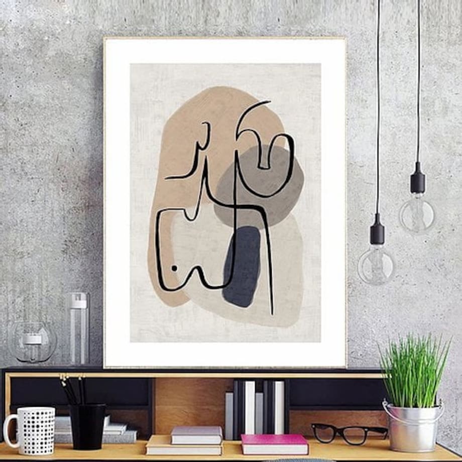 Poster Story, Plakat, Obraz - Linearni Oni Odwróceni, wymiary 30 x 42 cm