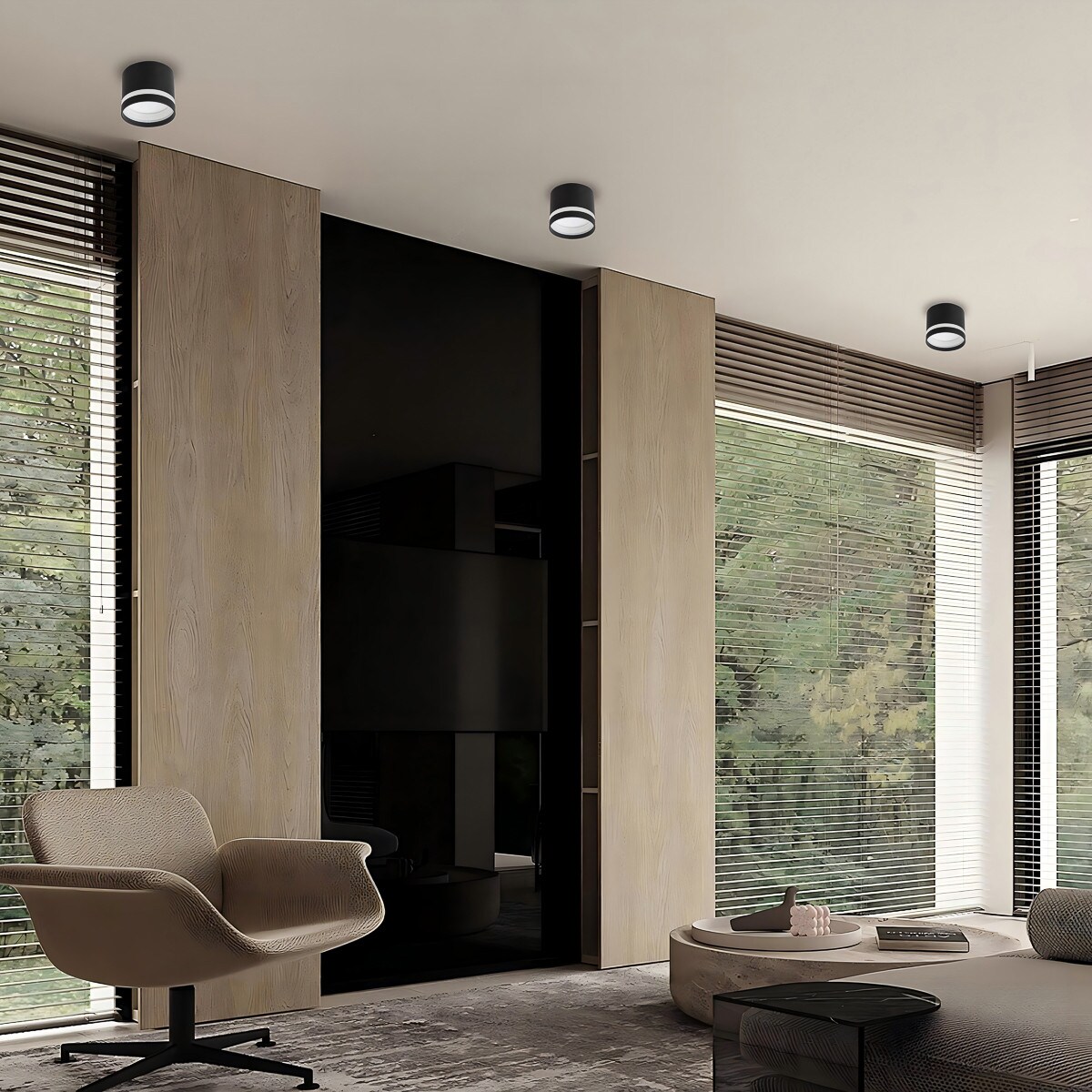 Lampa sufitowa Light Prestige Kendal czarny 1 x GX53 1 szt.