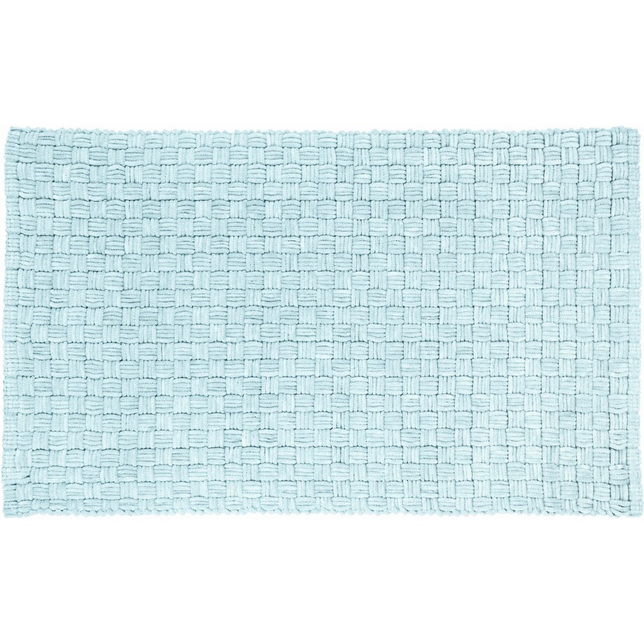 Kleine Wolke Matino ręcznie tkany dywanik łazienkowy 70x120 cm jasny beż nić szenilowa