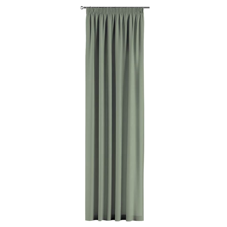 Zasłona na taśmie marszczącej 1 szt. 130x245 szałwiowy