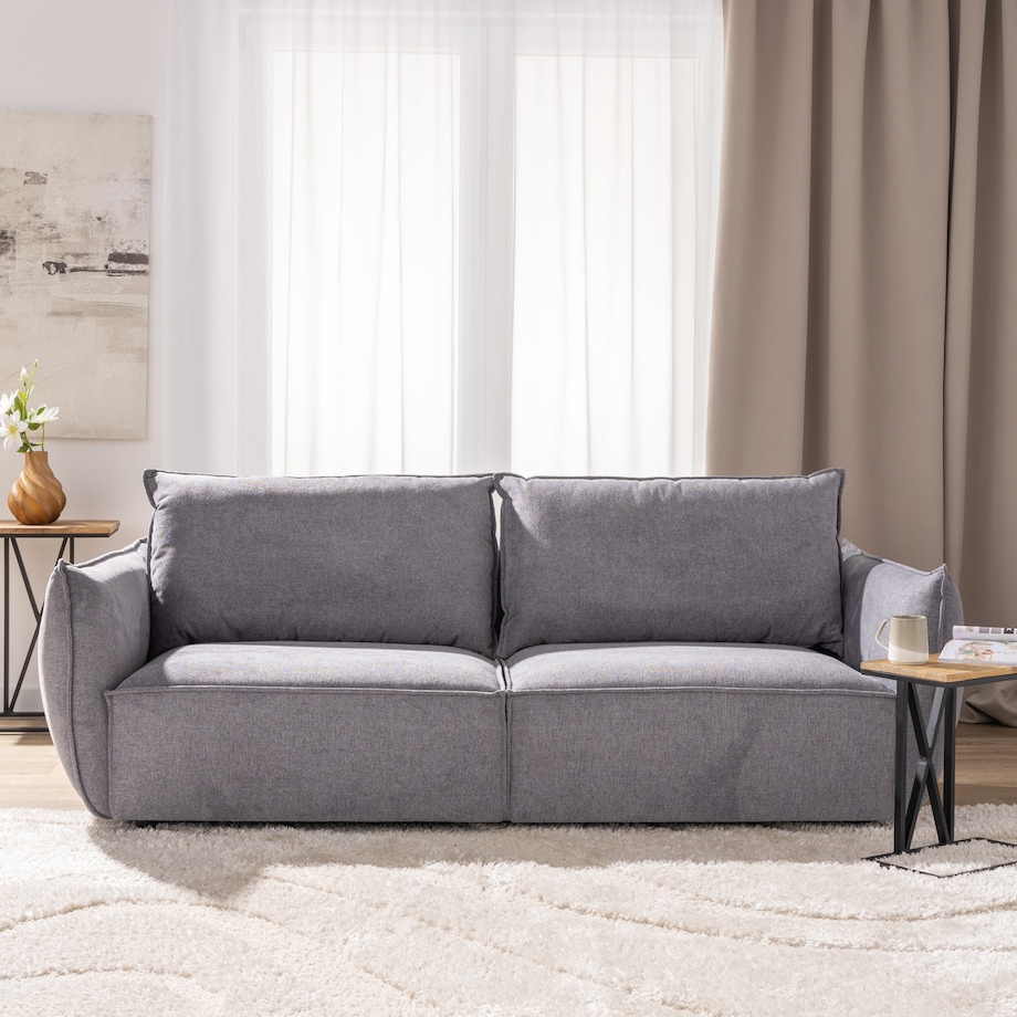 Sofa Assens grey, 220x88x81 cm