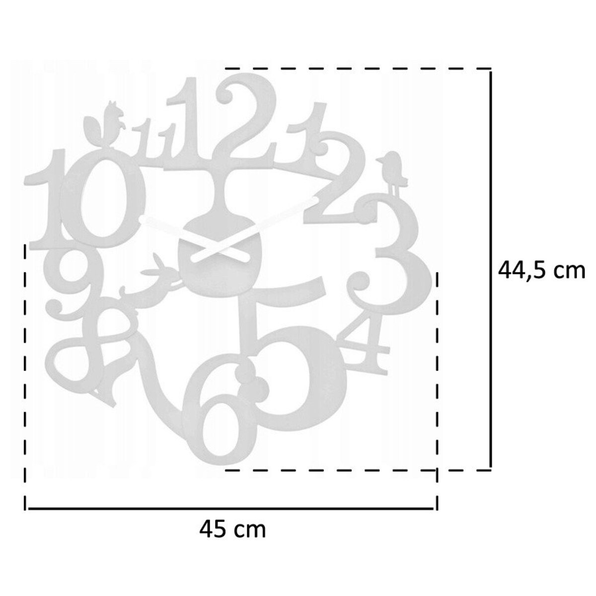Zegar ścienny Pi:p, motyw leśny, KOZIOL
