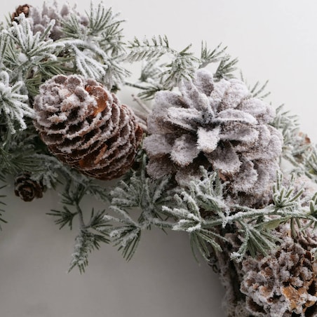 Ręcznie wykonany wieniec z szyszkami TANNENZAPF, Ø32 cm