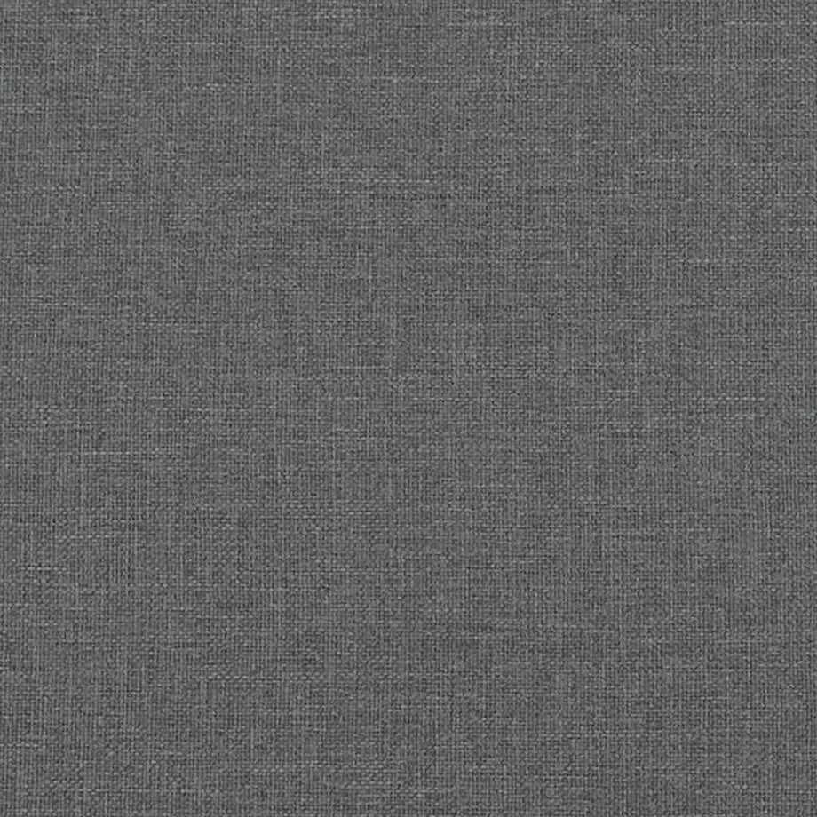 vidaXL Fotel, ciemnoszary, obity tkaniną